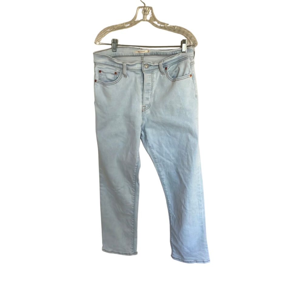 Levi's Wedgie Light Blue Straight Leg Jeans